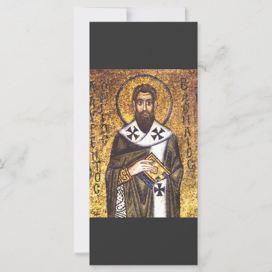 Carte Mosaïque de saint Basile le Grand (Devant)