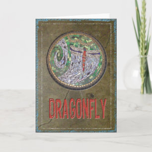 Carte Mosaïque en verre de fond : Volée de dragon