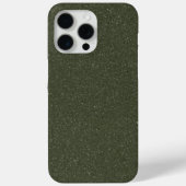Carte Moss Green Speckled iPhone 15 Pro Max Coque (Verso)