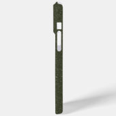 Carte Moss Green Speckled iPhone 15 Pro Max Coque (Verso / Gauche)