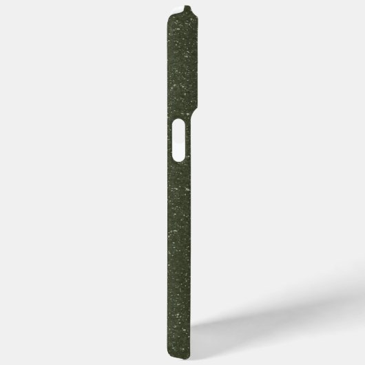 Carte Moss Green Speckled iPhone 15 Pro Max Coque (Verso / Droite)
