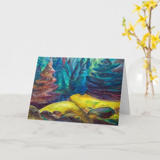 Carte Moss jaune | Emily Carr | (Fleur jaune)