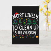 Carte Most Likely To Clean Up After Everyone Matching Ch (Fleur jaune)
