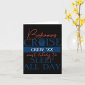 Carte Most Likely To Matching Funny Cruise Group  (Fleur jaune)