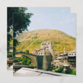 Carte Mostar - Bosnie-Herzégovine (Devant / Derrière)