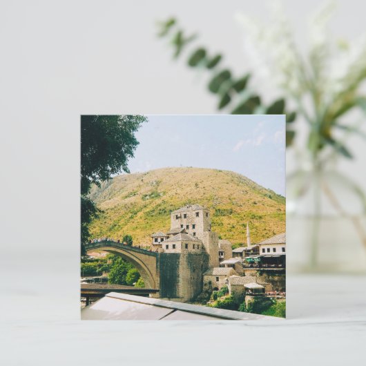 Carte Mostar - Bosnie-Herzégovine (Debout devant)