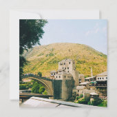 Carte Mostar - Bosnie-Herzégovine (Dos)