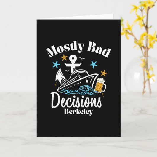 Carte Mostly D Decisions Berkeley Spring Break  (Fleur jaune)