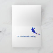 Carte Mot d'Art avec Stars pour le 85e anniversair (Intérieur)