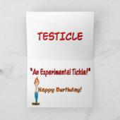 Carte Mot de Billy Bob pour le Jour-Anniversaire (Intérieur)