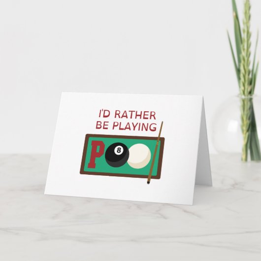 Carte Mot du pool (Devant)