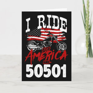 Carte Motard anti Trump 50501 Pro-démocratie Re