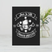 Carte Motard Ned Kelly Such Is Life Outlaw Aussie Manche (Debout devant)