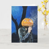 Carte Motard sans tête (Fleur jaune)