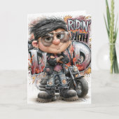 Carte motarde pour papa (Devant)