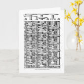 Carte moteur de différence de Babbage (Fleur jaune)