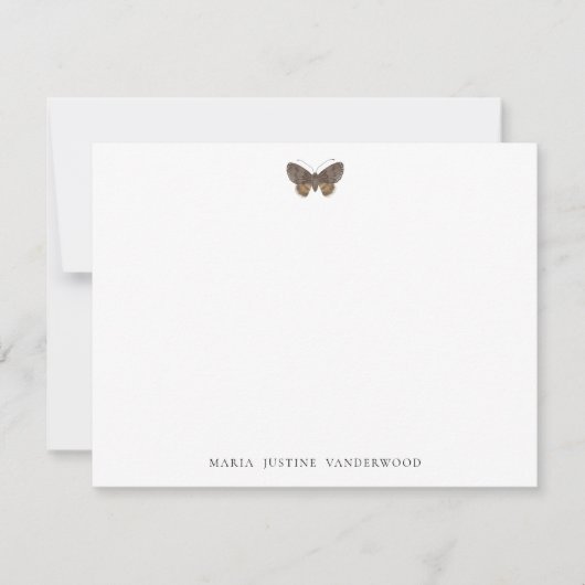 Carte Moth Classic Personnalisé Papier à lettres (Devant)