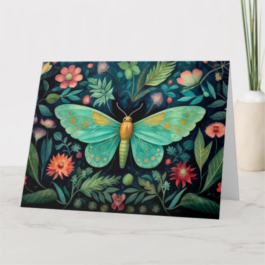 Carte Moth Colorée (Devant)