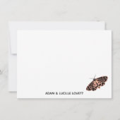 Carte Moth Merci Pretty (Dos)