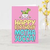 Carte Motha Succa Pun (Fleur jaune)