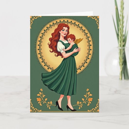 Carte Mother And Child Art Card (Devant)