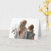 Carte Mother And Daughter for Mother's Day (Fleur jaune)