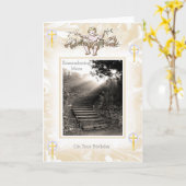 Carte Mother Birthday - Heaven Stairway (Fleur jaune)