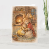 Carte Mother’s Day Card – Rabbit Cozy Embrace (Devant)