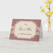 Carte Mothering Sunday Shabby Rose (Fleur jaune)