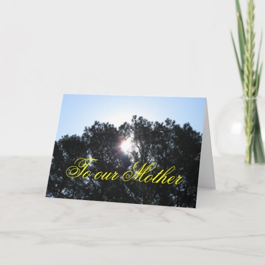 Carte Mother's Day (Devant)