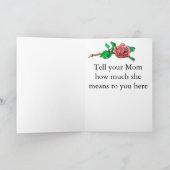 Carte Mother's Day card (Intérieur)