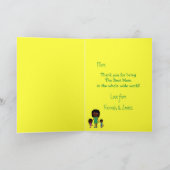 Carte Mothers Day Cute Ethnic Cartoon Characters (Intérieur)