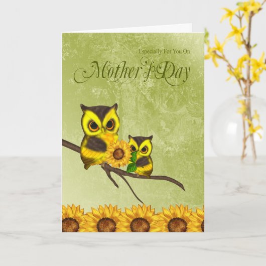 Carte Mother's Day Greeting Card (Fleur jaune)