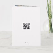 Carte Mother's Day Poem Blue Butterflies and Roses (Dos)