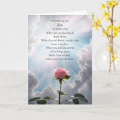 Carte Mothers Day Remembrance of Son  (Fleur jaune)