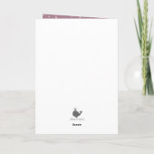 Carte Mother's Day Rose (Dos)