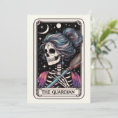 Carte Mother's Day Skeleton The Guardian Tarot (Debout devant)
