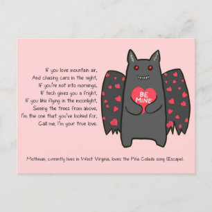 Carte Mothman Valentine
