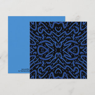 Carte Motif abstrait à crête épineuse pointue de couleur