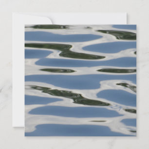 Carte Motif Abstrait bleu et blanc