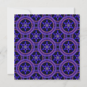 Carte Motif Abstrait Élégant Bohème Moderne Floral #505