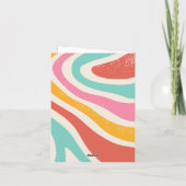 Carte Motif abstrait sans couture rétro (Dos)