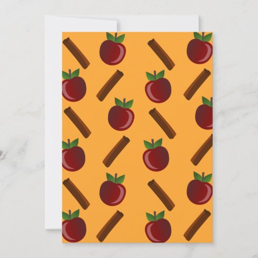 Carte Motif Apple Cinnamon (Devant)