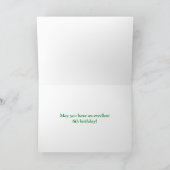 Carte Motif arc-en-ciel "HEUREUX 6E ANNIVERSAIRE !" + Fe (Intérieur)