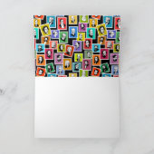 Carte Motif avec portraits des plus grands compositeurs (Intérieur)