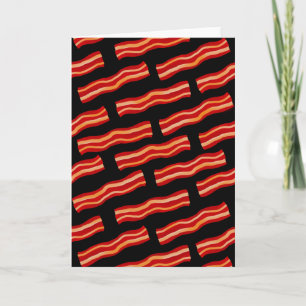 Carte Motif Bacon savoureux