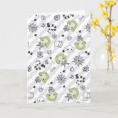 Carte Motif Beetlejus (Fleur jaune)