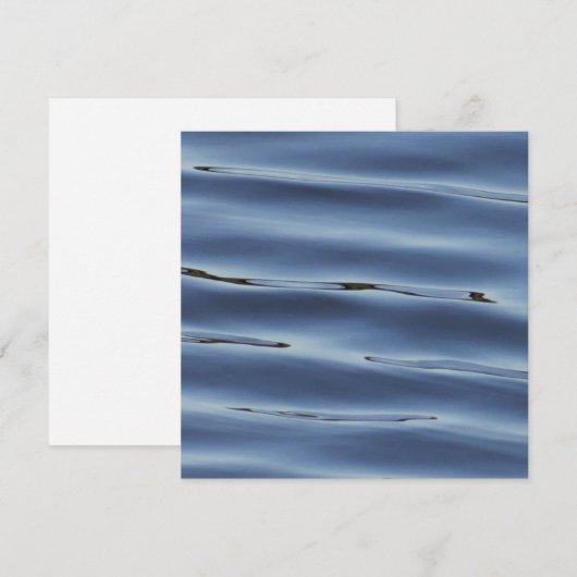 Carte Motif bleu (Devant / Derrière)