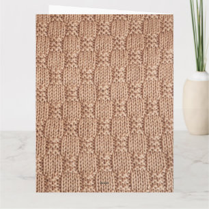 Carte Motif Bubble Knit Stitch par Shirley Taylor