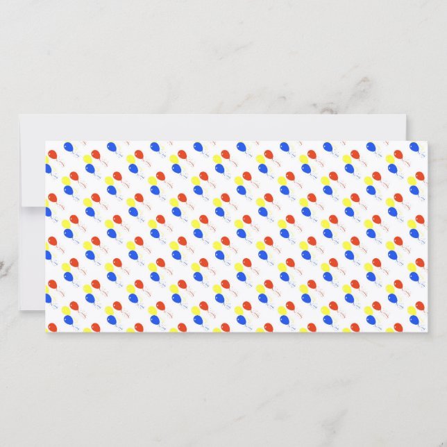 Carte motif bulles (Devant)